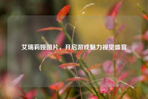艾瑞莉娅图片,开启游戏魅力视觉盛宴
